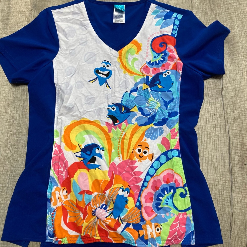 Disney Dory Scrub top